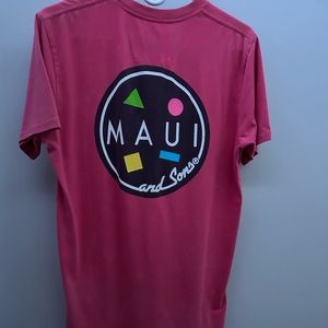 Maui and Sons Logo Shirt red